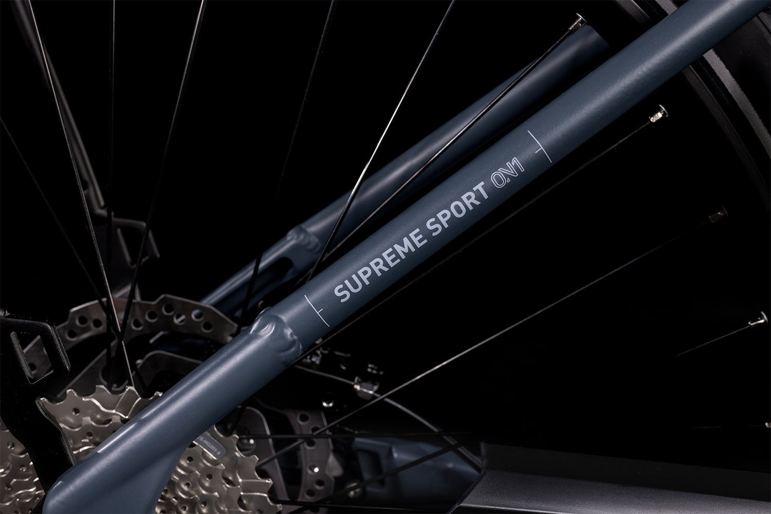 Cube Supreme Sport Hybrid ONE 500 grau-blau'n'blau – Bild 2