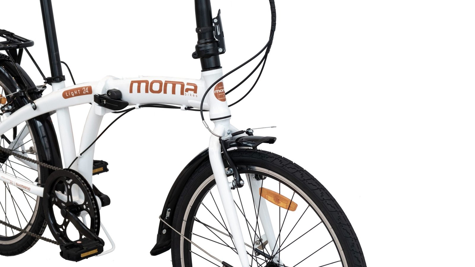 Light 24 Klapprad Weiß – Bild 5