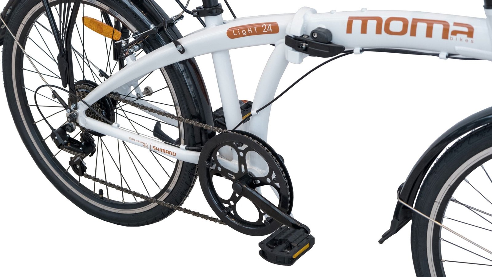 Light 24 Klapprad Weiß – Bild 7