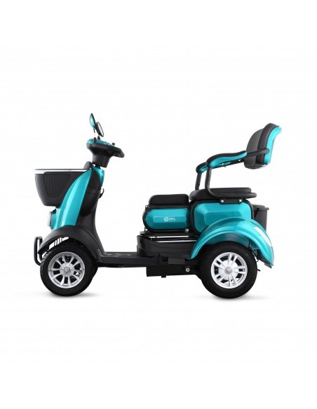 BOUBI Elektromobil mit 2 Sitzplätzen, 4 Rädern, 500 Watt – Bild 3