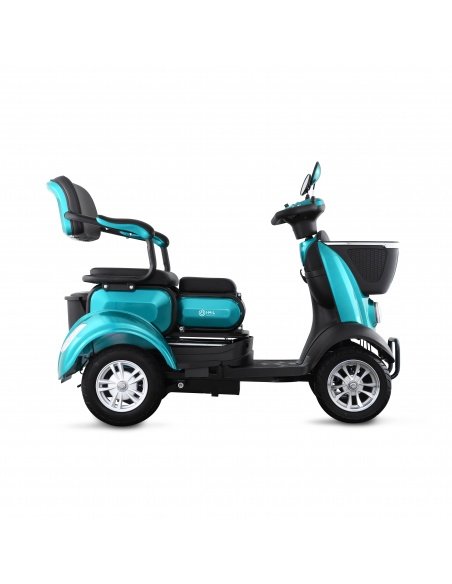 BOUBI Elektromobil mit 2 Sitzplätzen, 4 Rädern, 500 Watt – Bild 4