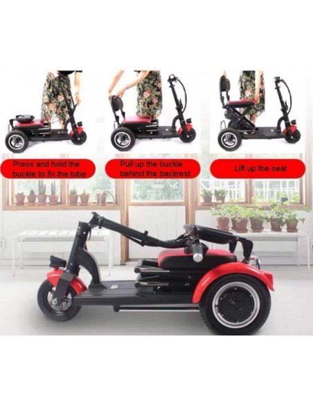 DEVO E-Scooter mit 3 Rädern, 300/600 Watt, für Menschen mit eingeschränkter Mobilität und Senioren – Bild 25