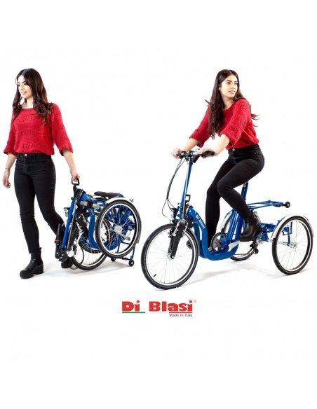 Di Blasi R34 – klappbares Elektro-Dreirad mit 3 Rädern und herausnehmbarem Akku – Bild 2