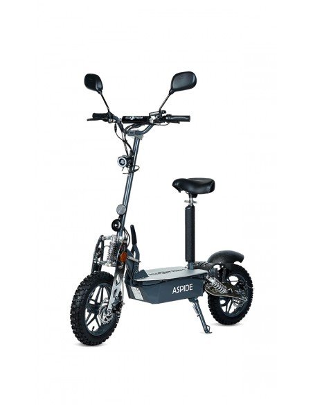E-Scooter Aspide mit Sitz, Cross-Reifen, 2000 Watt, Lithium-Akku 48V 12Ah – Bild 4