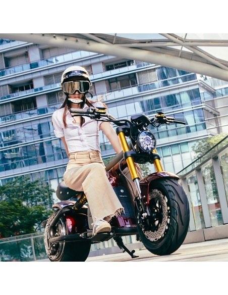 M8S Elektro-Chopper-Scooter mit 2 Rädern, 2000W / 4000W, hohe Geschwindigkeit – Bild 28