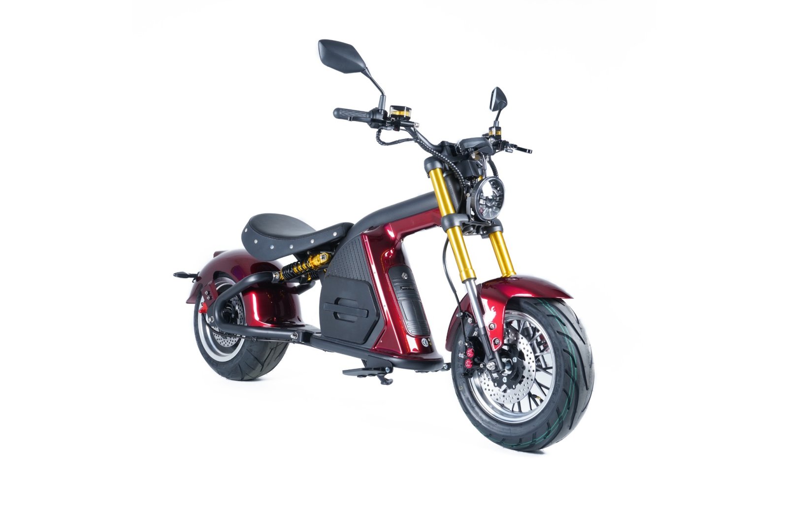 M8S Elektro-Chopper-Scooter mit 2 Rädern, 2000W / 4000W, hohe Geschwindigkeit