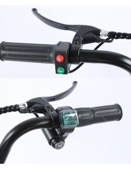 Elektro-Dreirad Fatbike Cross mit 2 Sitzplätzen für Menschen mit eingeschränkter Mobilität, 500 Watt – Bild 12