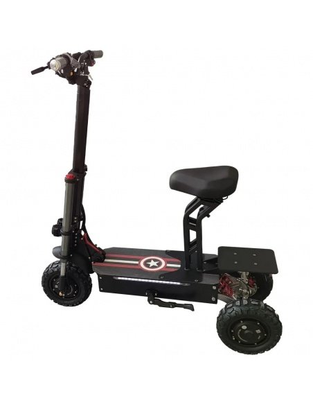 E-Scooter FALCON mit 3 Rädern, 5600 Watt, 3 Motoren, 60V 31Ah – Bild 9