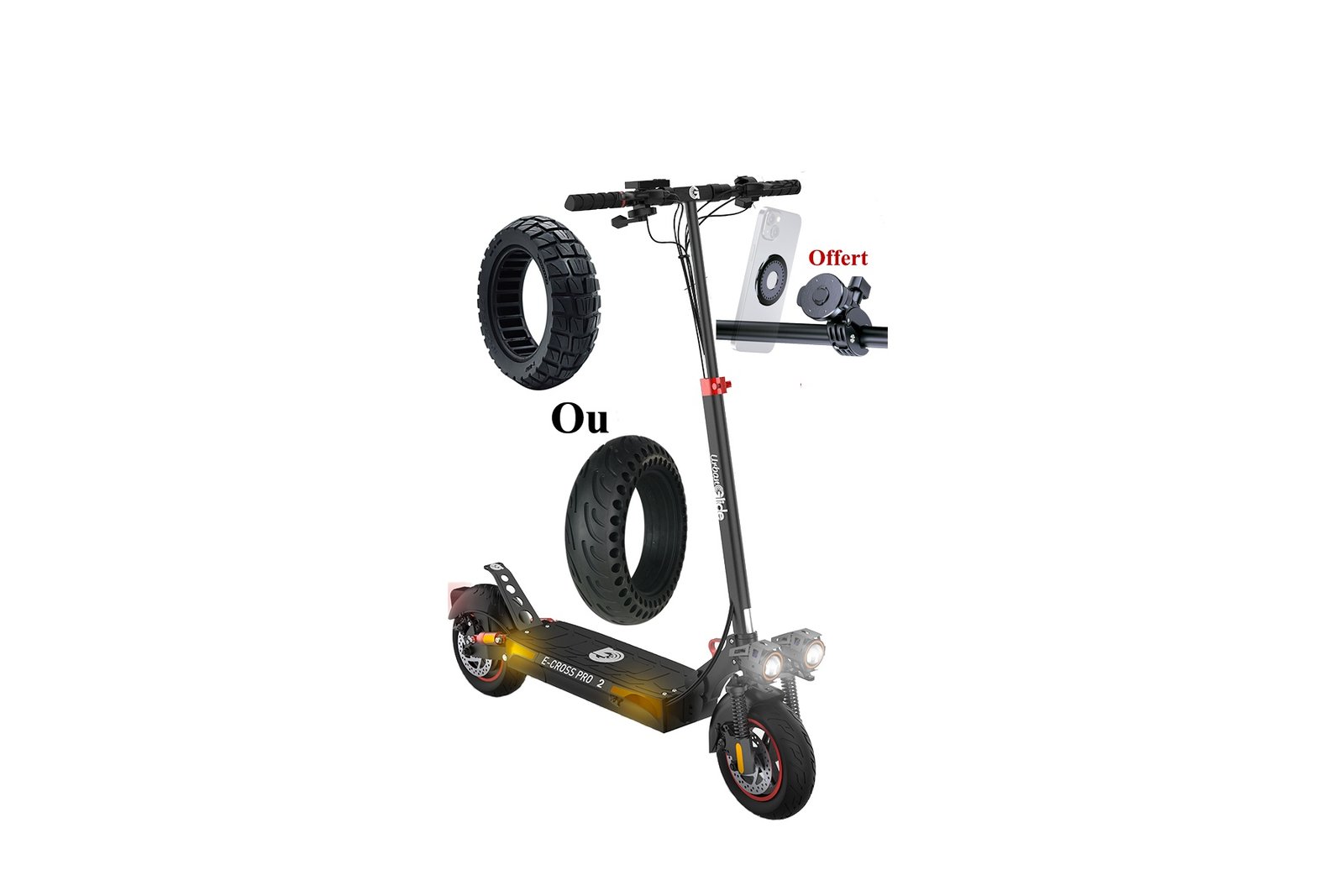 E-Scooter Urbanglide E-Cross Pro 2x2 48V 800*2W