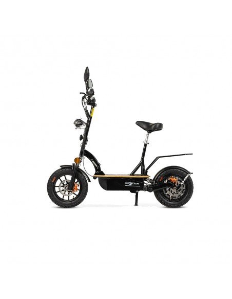 E-Scooter Renton 1200 Watt mit Lithium-Akku, Sitz und Halterung für Gepäckkorb – Bild 3