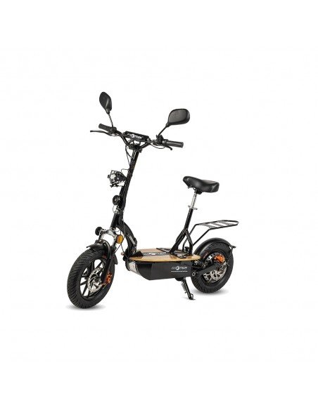 E-Scooter Renton 1200 Watt mit Lithium-Akku, Sitz und Halterung für Gepäckkorb – Bild 5