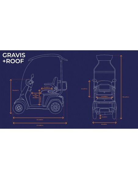 Veleco Gravis mit Glasdach, Elektromobil für Senioren, Menschen mit eingeschränkter Mobilität und Behinderung – Bild 27