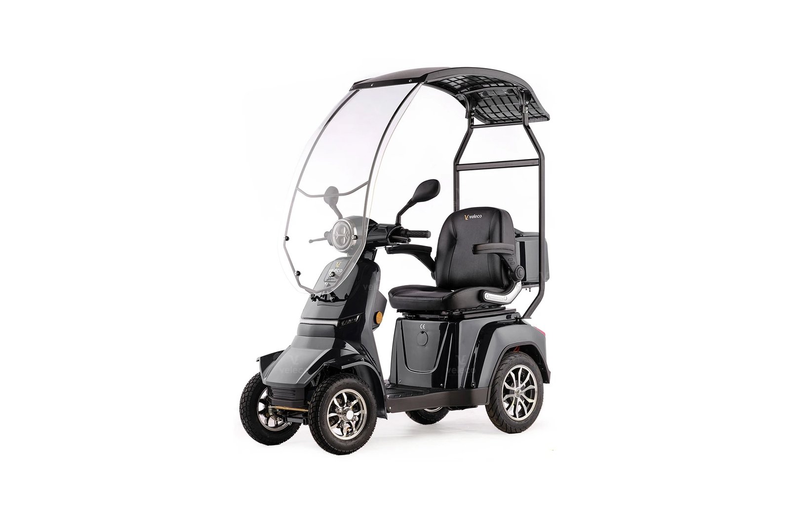Veleco Gravis mit Glasdach, Elektromobil für Senioren, Menschen mit eingeschränkter Mobilität und Behinderung